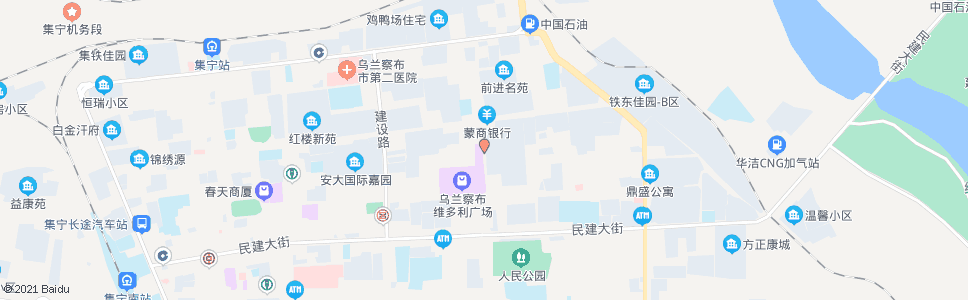 乌兰察布光辉小区_公交站地图_乌兰察布公交_妙搜公交查询2024