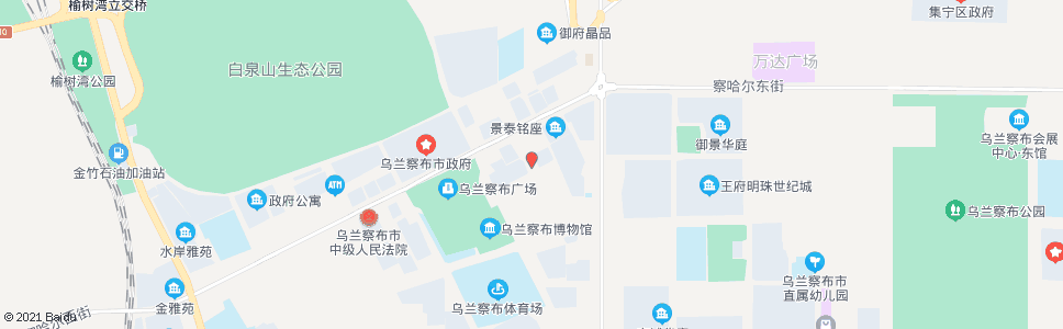 乌兰察布市药监局_公交站地图_乌兰察布公交_妙搜公交查询2024