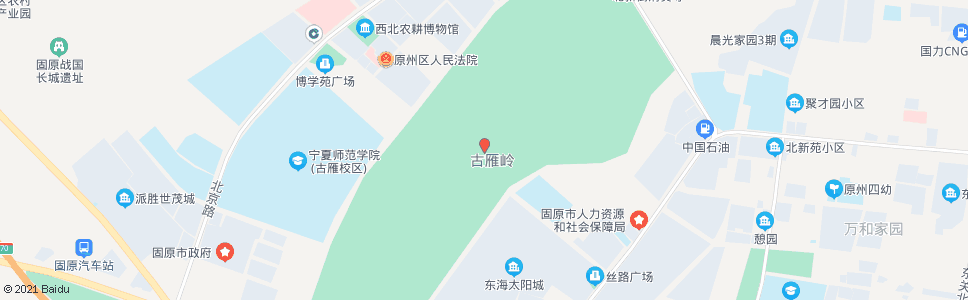 固原古雁岭_公交站地图_固原公交_妙搜公交查询2024