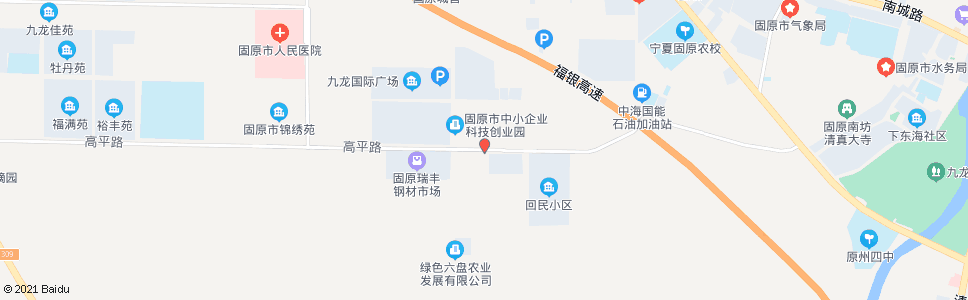 固原开发区管委会_公交站地图_固原公交_妙搜公交查询2024