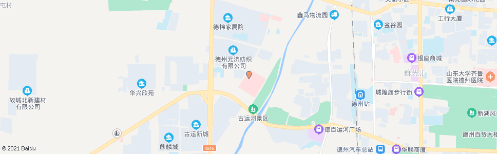 德州原肿瘤医院_公交站地图_德州公交_妙搜公交查询2024