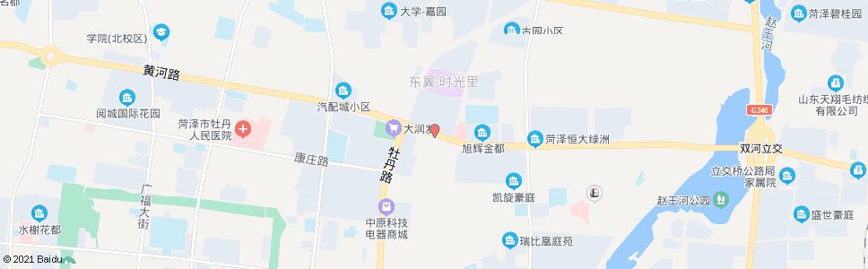 菏泽建材大市场_公交站地图_菏泽公交_妙搜公交查询2024