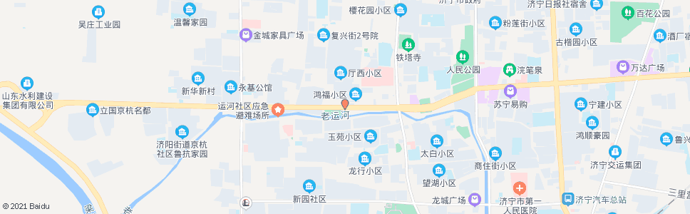 济宁贵和购物快活林店_公交站地图_济宁公交_妙搜公交查询2024