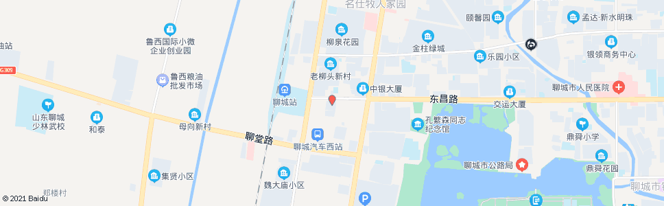 聊城市建委_公交站地图_聊城公交_妙搜公交查询2024