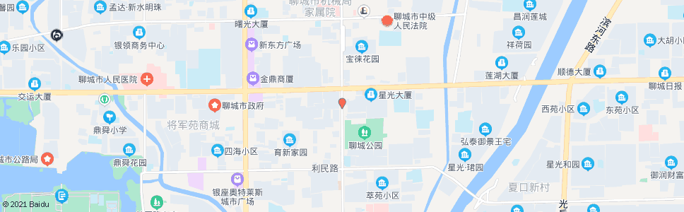 聊城水利局家属院_公交站地图_聊城公交_妙搜公交查询2024