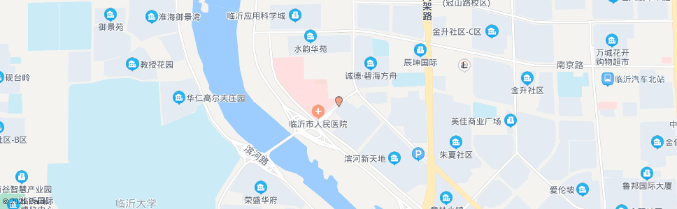 临沂市人民医院北城医疗区_公交站地图_临沂公交_妙搜公交查询2024