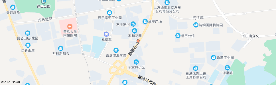 青岛保税港区西门_公交站地图_青岛公交_妙搜公交查询2024