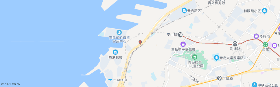 青岛新疆路_公交站地图_青岛公交_妙搜公交查询2024