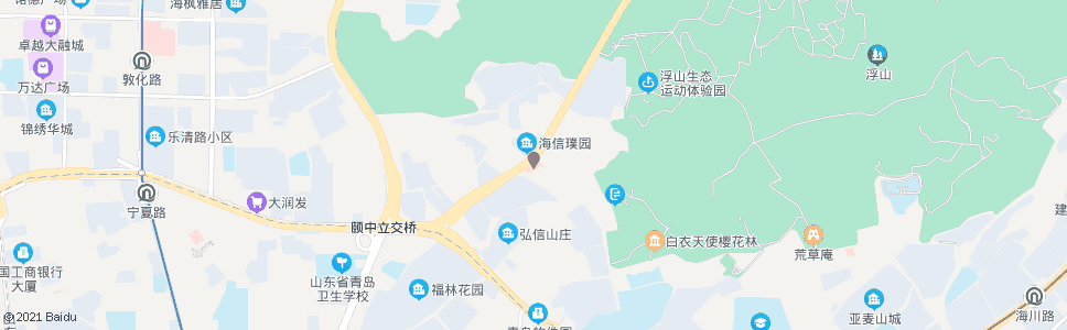 青岛青岛曙光医院_公交站地图_青岛公交_妙搜公交查询2024