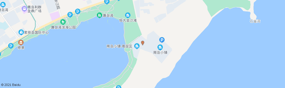 青岛南岛小镇_公交站地图_青岛公交_妙搜公交查询2024