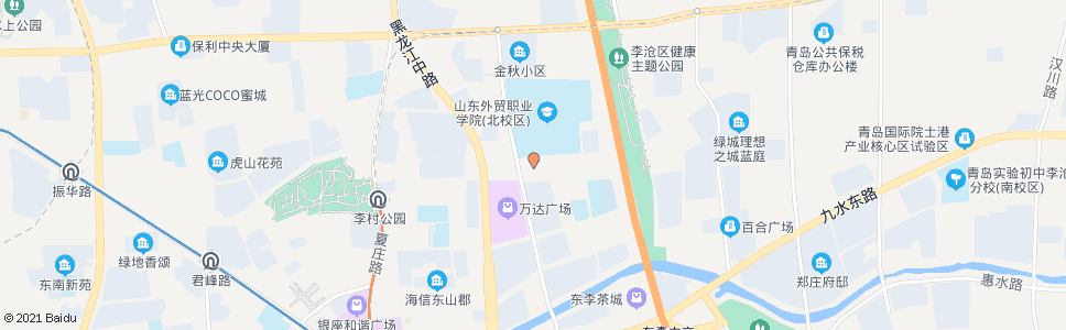 青岛中崂路(新锦华批发市场)_公交站地图_青岛公交_妙搜公交查询2024