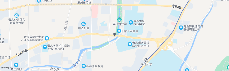 青岛王家下河_公交站地图_青岛公交_妙搜公交查询2024