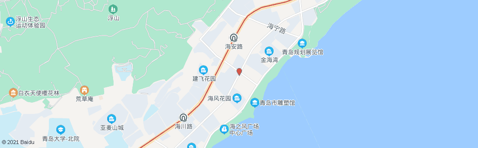 青岛海口路海龙路_公交站地图_青岛公交_妙搜公交查询2024