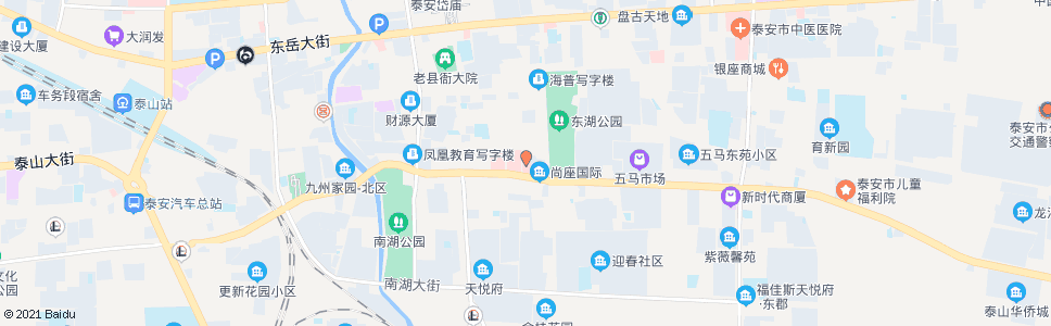 泰安市口腔医院_公交站地图_泰安公交_妙搜公交查询2024