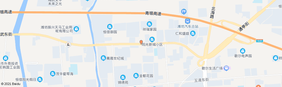 潍坊玄武街文化路口_公交站地图_潍坊公交_妙搜公交查询2024