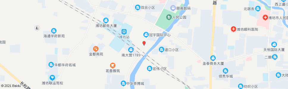 潍坊青年路铁路桥(青年路)_公交站地图_潍坊公交_妙搜公交查询2024