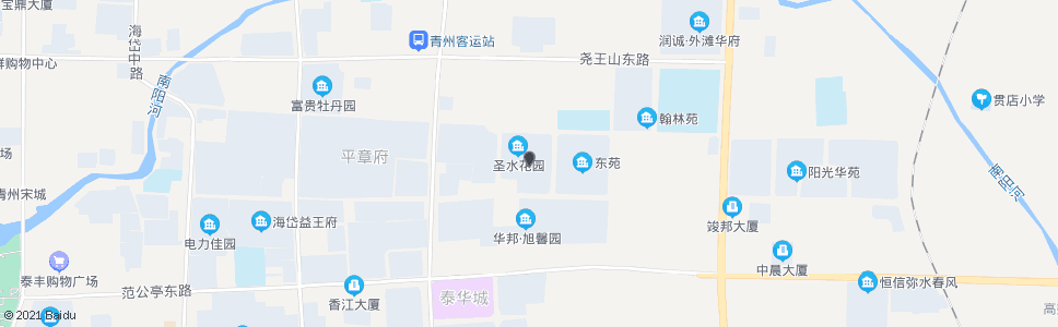 潍坊坝沟村_公交站地图_潍坊公交_妙搜公交查询2024