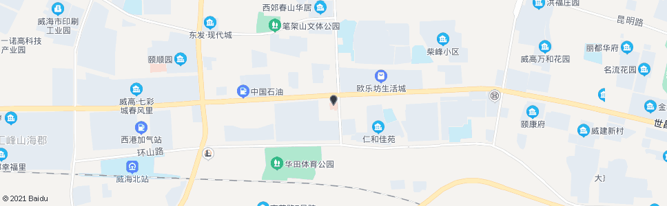 威海田村(威海市立医院西院区)_公交站地图_威海公交_妙搜公交查询2024