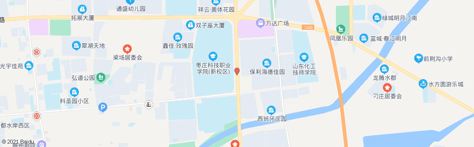 枣庄枣庄职业学院_公交站地图_枣庄公交_妙搜公交查询2024