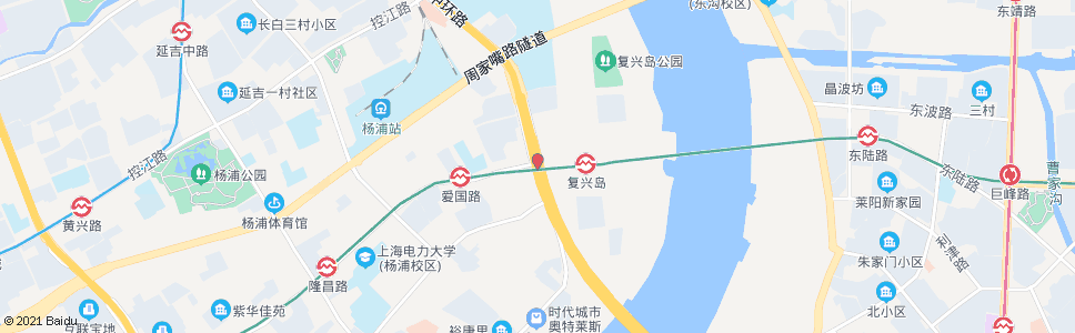 上海长阳路军工路_公交站地图_上海公交_妙搜公交查询2024