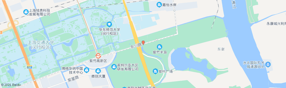 上海东川路虹梅南路_公交站地图_上海公交_妙搜公交查询2024