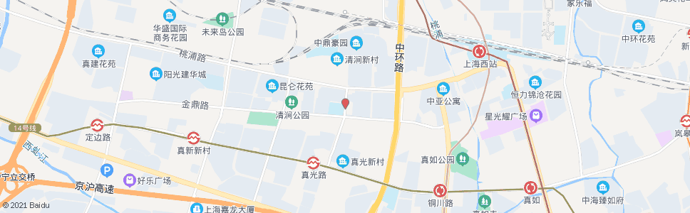 上海真光路金鼎路_公交站地图_上海公交_妙搜公交查询2024