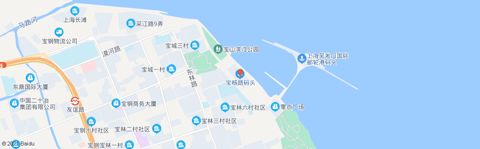 上海宝杨码头_公交站地图_上海公交_妙搜公交查询2024