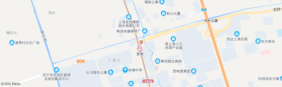 上海沪杭公路大叶公路(招呼站)_公交站地图_上海公交_妙搜公交查询2024