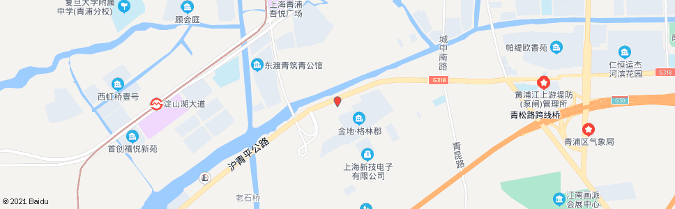 上海沪青平公路漕盈路_公交站地图_上海公交_妙搜公交查询2024