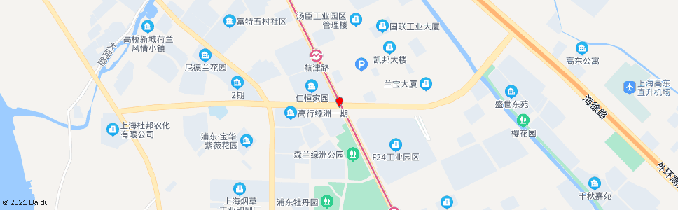 上海航津路地铁站(杨高北路冬融路)_公交站地图_上海公交_妙搜公交查询2024