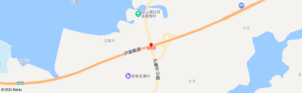 上海沪青平公路建国村_公交站地图_上海公交_妙搜公交查询2024