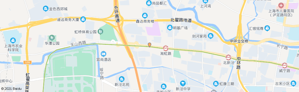 上海协和路天山西路_公交站地图_上海公交_妙搜公交查询2024