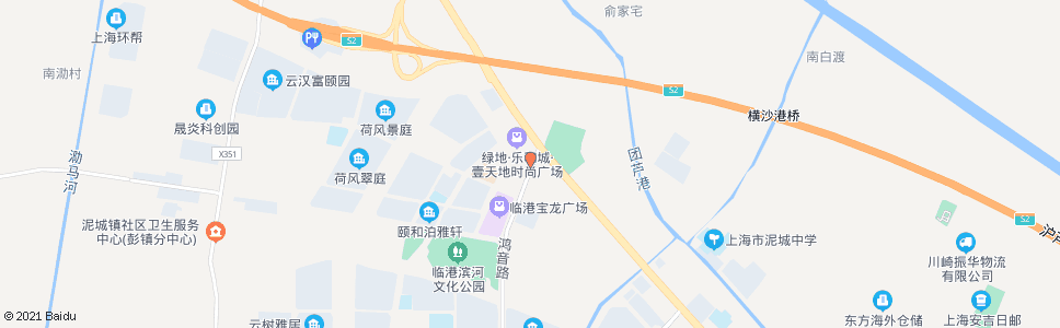 上海鸿音路南芦公路(大润发)_公交站地图_上海公交_妙搜公交查询2024