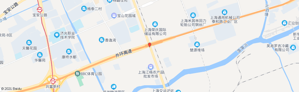 上海泰和路江杨北路_公交站地图_上海公交_妙搜公交查询2024