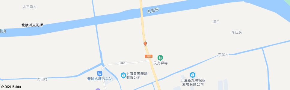 上海朱枫公路泖甸(临时站)_公交站地图_上海公交_妙搜公交查询2024