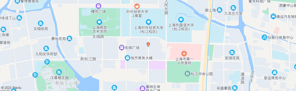 上海西林北路文翔路_公交站地图_上海公交_妙搜公交查询2024