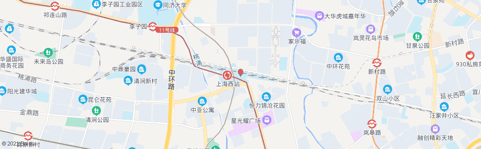 上海坦西_公交站地图_上海公交_妙搜公交查询2024