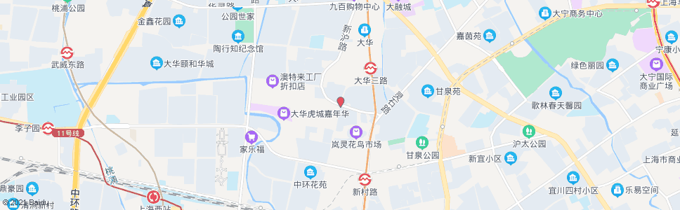 上海怡华苑路新沪路_公交站地图_上海公交_妙搜公交查询2024