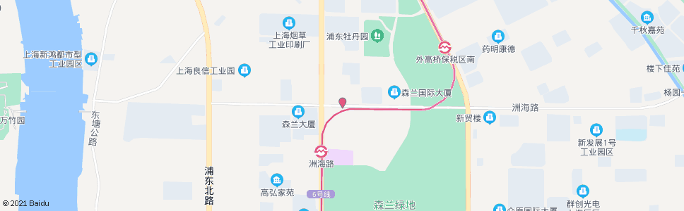 上海洲海路兰嵩路_公交站地图_上海公交_妙搜公交查询2024