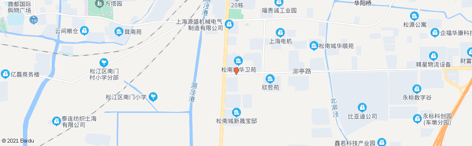 上海泖亭路松卫北路_公交站地图_上海公交_妙搜公交查询2024