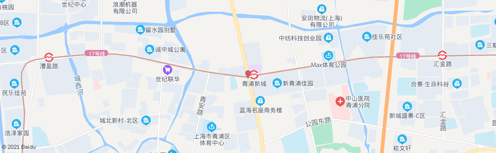 上海外青松公路香大路(人民桥)_公交站地图_上海公交_妙搜公交查询2024