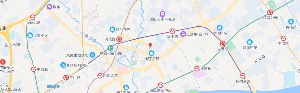 上海海拉尔路通州路_公交站地图_上海公交_妙搜公交查询2024