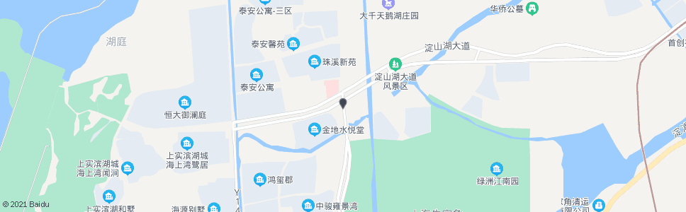 上海珠溪路淀山湖大道_公交站地图_上海公交_妙搜公交查询2024