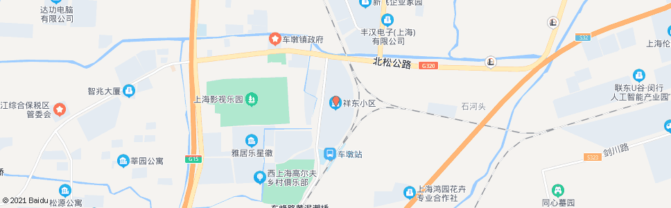 上海车峰路祥东小区_公交站地图_上海公交_妙搜公交查询2025