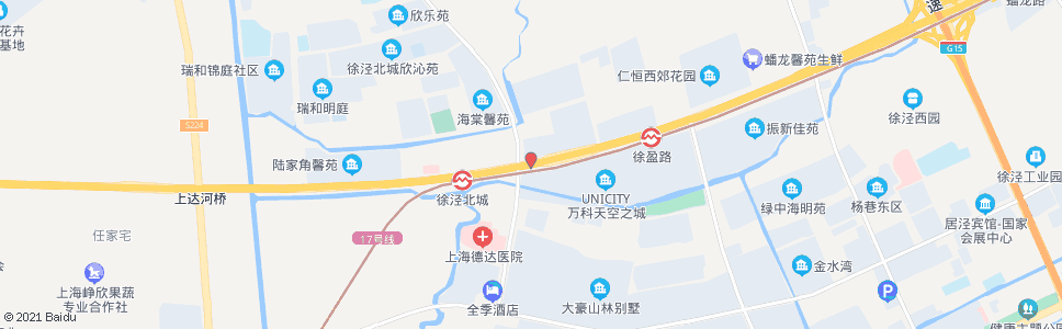 上海崧泽大道徐乐路_公交站地图_上海公交_妙搜公交查询2024