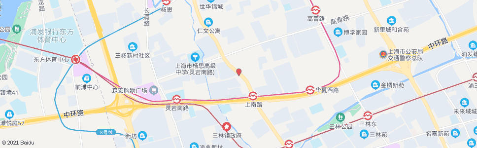 上海杨南新村(杨南路上南路)_公交站地图_上海公交_妙搜公交查询2024