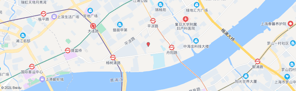 上海许昌路龙江路_公交站地图_上海公交_妙搜公交查询2024