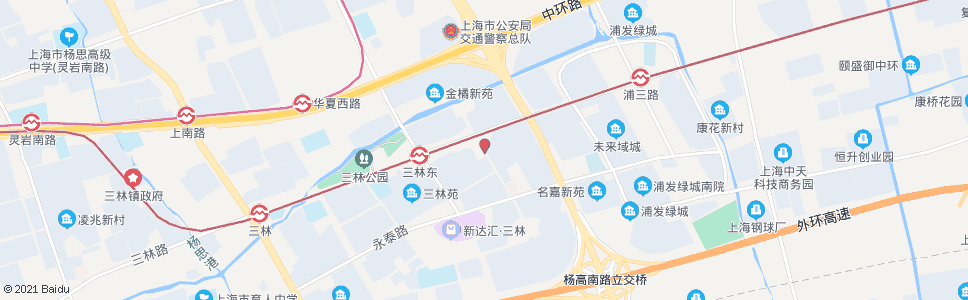 上海环林东路三林路_公交站地图_上海公交_妙搜公交查询2024