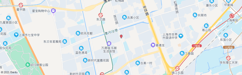 上海莲花路古龙路_公交站地图_上海公交_妙搜公交查询2024