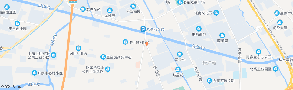 上海中心路九新公路_公交站地图_上海公交_妙搜公交查询2024